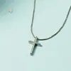 Collar con Colgante de Cruz para Niñas Pequeñas, Diseño Simple y Moderno, de Moda y Elegante, Regalo Cotidiano para Mejores Amigas