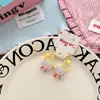Infantil Fofo Unicórnio Sorvete Brilhante Elástico de Cabelo Cartões de Cabelo Não Danificam Fio de Cabelo Acessórios de Cabelo Para Cabelo de Meninas Gotas d'Água Presilha BB
