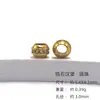 Acessórios DIY Colar Fino Banhado a Ouro Estilo Chinês Pulseira 925 Novo Estilo Chinês Furo Reto Corte Através do Corpo Acessórios Dragão Dourado