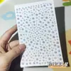 Pegatina para la Cara Pegatina de Diamantes de Imitación Perla Diamante Pegatina de Diamante Flash de Rendimiento Pegatina para Cejas Lunar de Desgarro Pegatina de Maquillaje para Ojos Pegatina para la Cara Joyería de Amor Mariposa