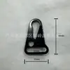 Fivela de Faca 25mm Gancho de Chaveiro de Fita 1 Gancho Mosquetão de Cinto Gancho de Mochila Ferragens para Roupas Acessórios para Bagagem