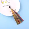 Fecho Lagosta Borla Franja Longa 14CM Penduricalho de Carro Penduricalho de Bolsa Nó Chinês Joias DIY Borla de Pedras Preciosas Joias