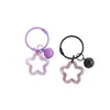 Llavero Colgante de Estrella de Cinco Puntas Transparente de Acrílico de Colores Estilo Ins para Bolsos de Mujer Accesorios de Adorno Colgante DIY Venta al por Mayor