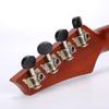 Ukelele 23 Pulgadas Madera de Durazno Madera de Koa Pequeño Cuatro Cuerdas Ángulo Faltante Madera de Abeto Guitarra Pequeña Cabeza de Guitarra Eléctrica Instrumento Musical Guitarra de Madera
