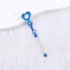 Chaveiro de Silicone DIY Rosto Sorridente em Forma de Coração Fio de Contas Fofo Adequado para Acessórios de Canudo para Copo de Água de 8mm-10mm