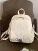 Mochila de Viaje para Mujer 2026 Nueva Moda Tendencia Patrón de Diamante Bolso de Hombro Gran Capacidad Versátil Multifuncional Mochila para el Trabajo