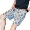 Secado Rápido Rufián Guapo Calle Principal Hip-Hop Holgado Verano Nuevo Deportivo Casual Americano Shorts de Hombre Marca de Moda Simple Calle Principal