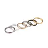 Acero Inoxidable 304 Llavero de Doble Anillo Anillo para Llaves Portallaves Anillo para Llaves Anillo para Llaves Anillo de Conexión