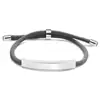 Pulsera de Acero Inoxidable en Blanco para Grabado Láser Transfronterizo Regalo Navideño Pequeño Regalo Promocional Pulsera Tejida