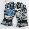 Guantes de Algodón Camuflaje Gruesos y Cálidos con Forro Polar a Prueba de Viento para Hombre y Mujer, para Esquiar, Montar en Moto en Otoño e Invierno