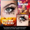 Pegatinas de Delineador de Ojos Halloween Eelhoe Transfronterizas Moda de Terror Ojos de Murciélago Araña Delineador de Ojos Herramientas de Maquillaje para Fiesta