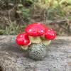 Ornaments de resina para micro paisagismo cogumelo artigos ZAKKA ornamentos de artesanato em resina decorações de plantas suculentas em vaso