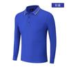 Camisa polo de manga comprida publicidade impressão LOGO bordado encomendando equipe corporativa roupas de trabalho publicidade camisa fábrica roupas