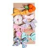 Caixa de Presente com 10 Faixas de Cabeça para Bebê, Faixa de Cabeça com Laço de Flor para Meninas de Bebê, Acessórios de Cabelo Elásticos para Presente de Lua Cheia Que Não Puxam o Cabelo
