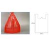 Bolsas de Plástico Rojas tipo Chaleco Supermercado Compras Mercado Bolsa de Mano Bolsas de Plástico Mayoreo