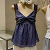 Wgwe9249 Ropa de Mujer Shisanxing de Guangzhou 2026 Verano Nuevo Top Camisola con Escote en V y Diseño Floral