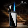 Isqueiro Hb Dupla Utilização Gás-Elétrico Chama Azul Direta Arco Duplo com Chama Dupla e Display Digital de Potência, Atacado de Fábrica