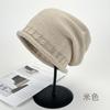 De todos modos, gorro grueso de cachemira de doble capa para hombres y mujeres, mismo gorro de punto de lana para otoño e invierno, orejeras, gorro para el frío