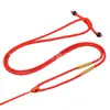 Cadena de oro de alta calidad cordón de cera de jade dorado grueso cuerda para el cuello colgante tejido a mano cordón para colgar venta al por mayor