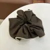 Accesorios coreanos hechos a medida con un estilo vintage de nicho, hechos de tela de traje con adornos, Cintas para el pelo de tela de color liso versátiles