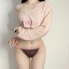 Nueva Ropa Interior de Malla Transpirable Ligera Estilo Japonés con Puntos para Mujer Tanga Lindo Dulce y Sexy para Mujer