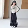 Conjunto de Niña Moda Otoño 2026 Nuevo Estilo para Niñas Mayores Estilo Coreano Ropa Infantil Pantalones Cargo para Niños Ropa Deportiva de Otoño
