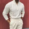 Suéter Pulôver Meia-Zip Diário para Ir ao Trabalho, Roupa Quente e Preguiçosa de Inverno, Tricô Solto Moderno Coreano