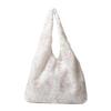 Bolsa Feminina Estilo Coreano Nova Jacquard Flocado Bolsa Borboleta Pequena Fresca Macia Dobrável Axila Grande Capacidade Bolsa de Ombro