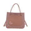Bolso Mujer Puntadas Mao Mao PU Gran Capacidad Moda 2025 Nuevo Llegada Mariposa Simple Casual Bolso de Mano Cruzado al Hombro