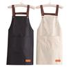 Avental de Cozinha Personalizado Impermeável e à Prova de Óleo Roupas de Trabalho Catering Masculino e Feminino Avental Estilo Coreano com Logo Avental Imprimível