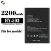 Adequado para bateria de celular HYUNDAI HY-503 2200mAh de longa duração, grande capacidade, durável, atacado
