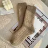 Calcetines de mujer para otoño e invierno más terciopelo más gruesos cálidos de rizo estilo japonés calcetines de invierno de media pantorrilla calcetines de la industria del calcetín de Zhuji venta al por mayor