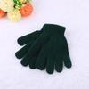 Luvas infantis de acrílico tricotado, quentinhas e criativas, em cores puras, para outono e inverno. Venda direta da fábrica. Logotipo opcional.