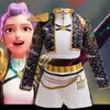 K-Pop Cazadora de Demonios Grupo de Chicas Disfraz de Cosplay Anime Dos Dimensiones Disfraz de Performance Escénica Zoe Rumi Disfraz de Cosplay
