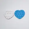 Ventosa de Silicone em Formato de Coração com Base Adesiva, Ventosa Dupla Face Antiderrapante para Celulares, Logotipo Personalizado para Ventosa de Suporte de Telefone em Formato de Coração
