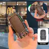 Adequado para Capa de Chave de Carro Jeep Compass Renegade Grand Commander Grand Cherokee Bolsa de Chave com Luz Grátis