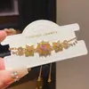 Chapado Eléctrico de Oro Real de 18K Lujo Accesible Zircón Flor Ovalada Cadena para Suéter Estilo Palacio Nicho de Gama Alta Exquisito Collar