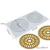 Chips ocos Margarida Lótus Caleidoscópio Flip Açúcar Renda Silicone Pad DIY Baking Plate Cozinha Molecular Decorativa