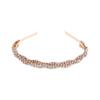 Diadema de pedrería Accesorios para peinado coreano Corona de diamantes de temperamento Tocado venta al por mayor