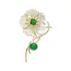 Elegante Simples para o Trabalho Elegante Alto Padrão Gola de Terno Broche de Joia com Zircônia Luxo Nicho Acessórios de Broche