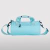Bolso Cilíndrico de Viaje para Hombre Bolsa de Fitness Texturizada de Tela Oxford Bolsa de Equipaje Portátil Ligera para Viaje Bolso Cruzado Bolsa Deportiva