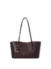 Bolso de Hombro Retro Simple Estilo Coreano para Mujer 2026 Nuevo Alta Calidad Gran Capacidad Color Sólido Personalidad Bolso Tote de Hombro Único para el Trabajo