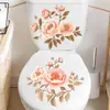 Novo Adesivo Acc33151 Linda Flor Borboleta Banheiro Vaso Sanitário Adesivo Impermeável Auto-Adesivo Parede