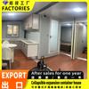 Dormitorio de Casa Contenedor Plegable, Casa Móvil Habitable, Casa de Doble Ala, Casa de Construcción Temporal, Casa Móvil de Exportación, Casa Expandible de Doble Ala
