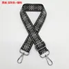 Correa de Bolso Ancha de 3.8 cm Correa de Hombro Jacquard Colorido Lona de Diamante Accesorios Correa de Bolso de Hombro Único Cruzado Correa de Bolso para Mujer