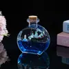 Botella de Perfume Octagonal de Velero Mediterráneo Gota de Aceite Luminosa Decoración de Escritorio para el Hogar Adorno de Reloj de Arena Juguete para Aliviar el Estrés de Oficina