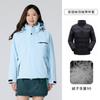 Chaqueta Luo Tuo Estilo 3 en 1 para Exteriores, Cortavientos, Impermeable y Cálida para Mujeres y Hombres, Adecuada para Viajes y Montañismo, Personalizable