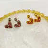 Série Coração Aço Titânio Alto Luxo Nicho Casual Mais Fácil de Combinar Mais Vendido Brincos Brincos Femininos Acessórios