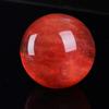 Natural derretido vermelho cristal bola ornamentos hongyun dangtou home sala de estar entrada escritório decoração presente de abertura