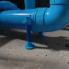 Ajustador de Inclinação Weixing Spm, Suporte de Tubo 110 75 50, Dreno de PVC Azul com Altura Ajustável